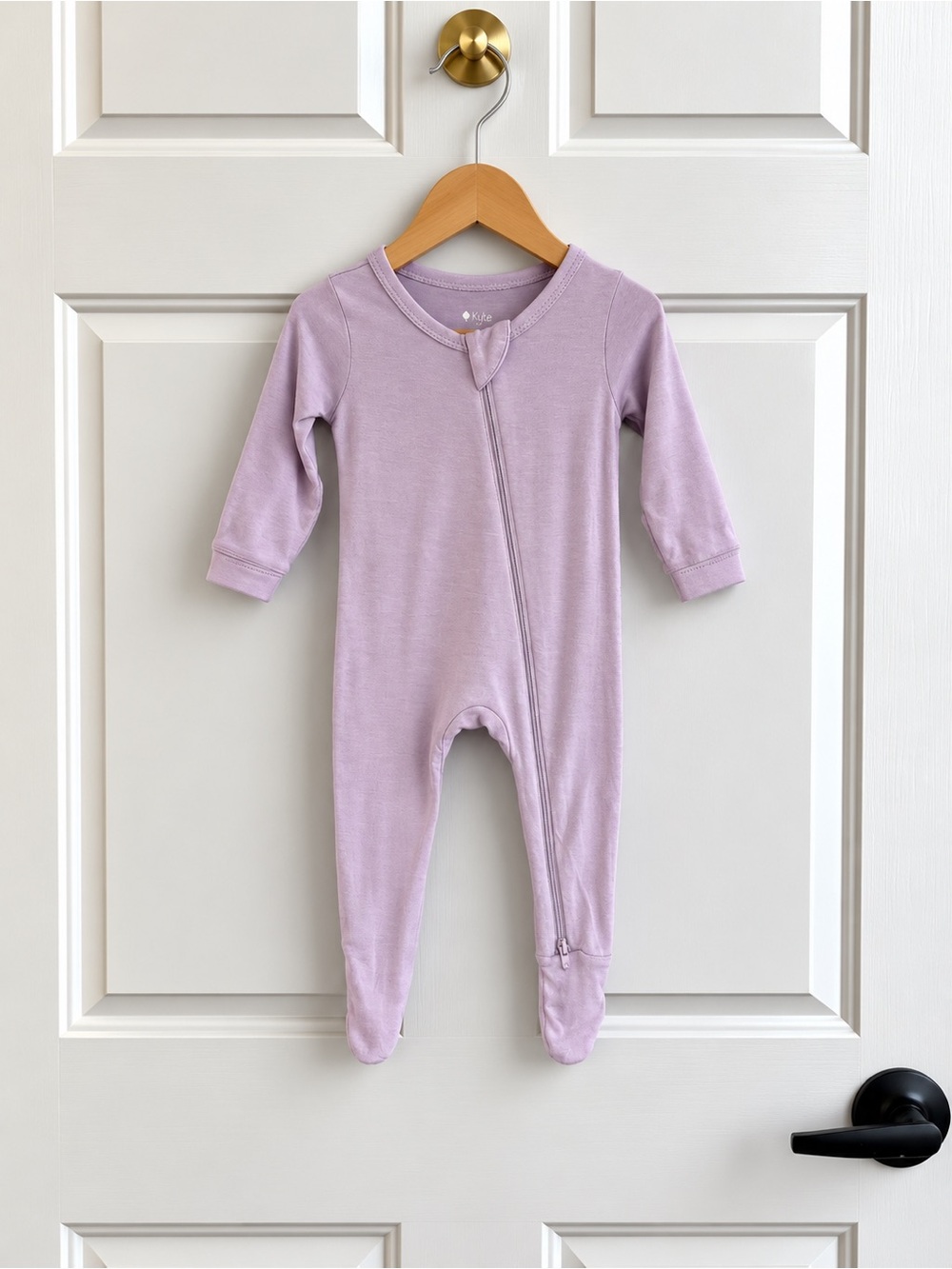 Kyte Baby 0-3M Lilac Bamboo Zipper Footie Sleeper